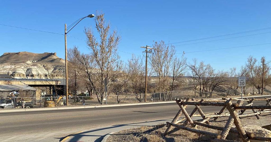 City of Green River to Remove Trees on East Teton for New Water Line