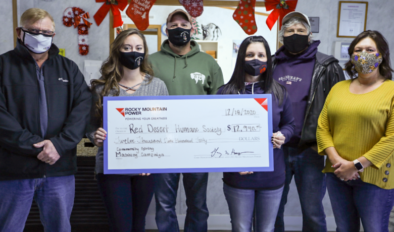 Jim Bridger Plant Employees Raise Over $12K to Help Homeless Pets