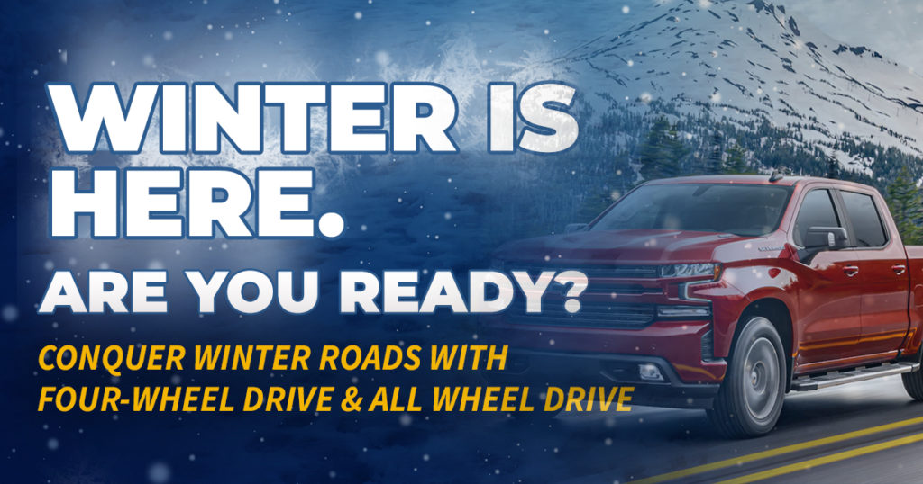 Get Winter-Ready in a 4WD or AWD Vehicle from Whisler Chevrolet Cadillac