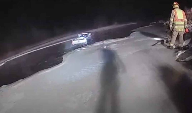 VIDEO: Body Cam Footage Released in Icy Water Rescue