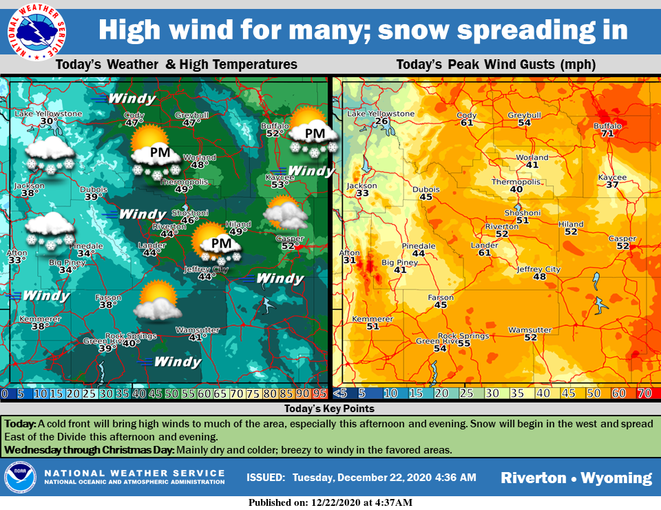 Mostly Sunny with a High Near 40