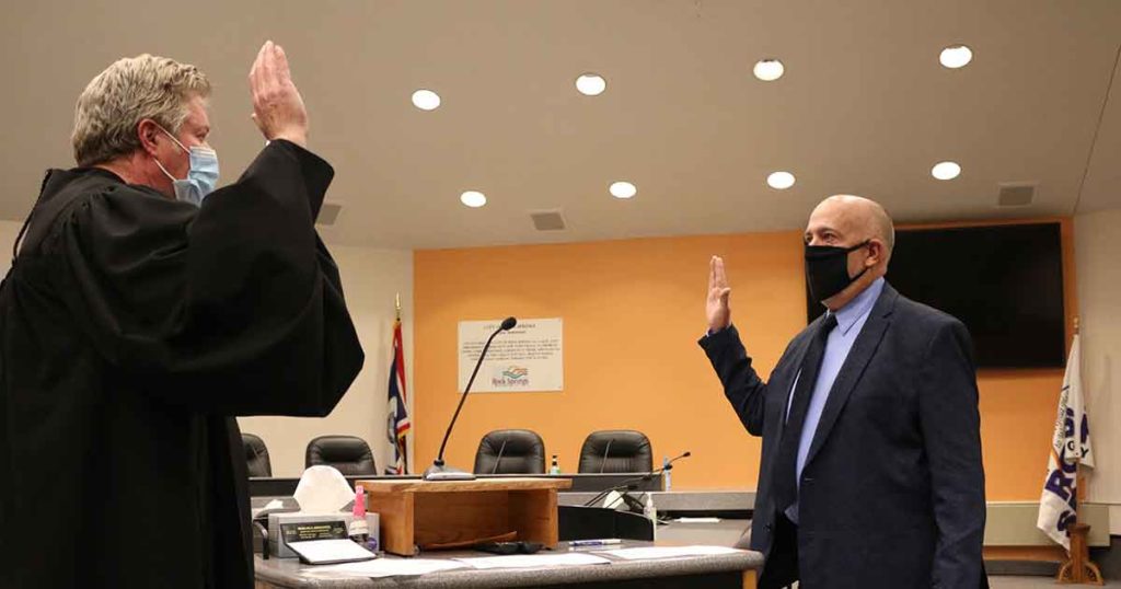 PHOTOS: Rock Springs Council Members Take the Oath of Office