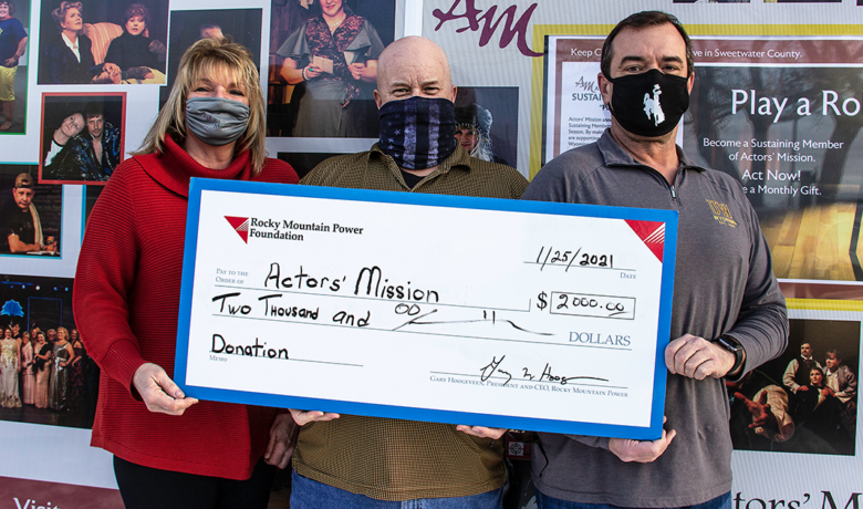 Rocky Mountain Power Foundation Donates $2,000 to Actors’ Mission