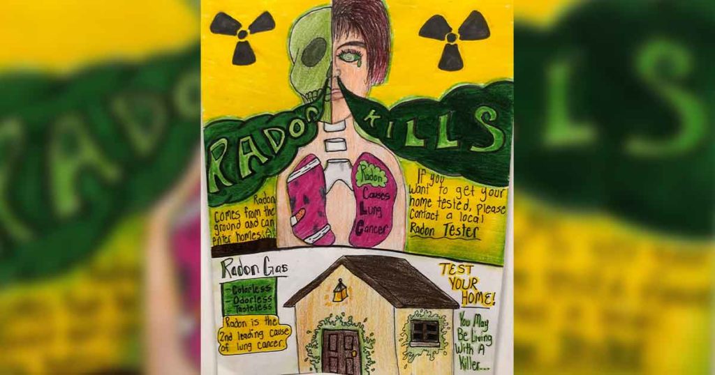 Rock Springs Student Takes 1st in  Radon Poster Contest