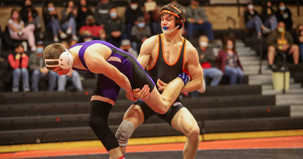 Wrestlers Take to the Mats for Thoman-Jackman Duals
