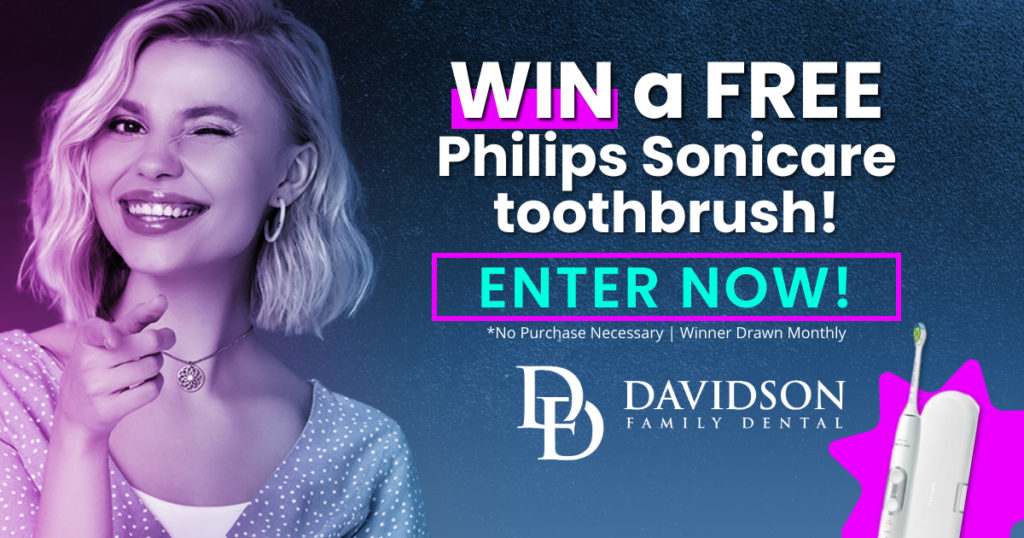 Win A FREE Philips Sonicare Toothbrush From Davidson Family Dental
