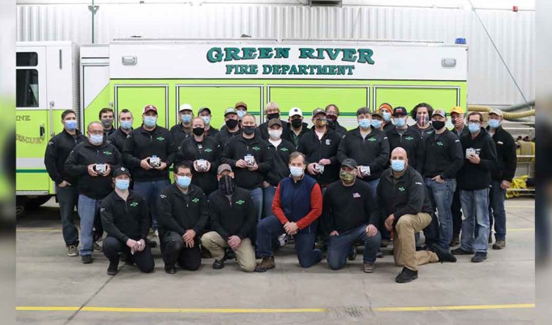 Green River Fire Department Receives Donation from Genesis Alkali