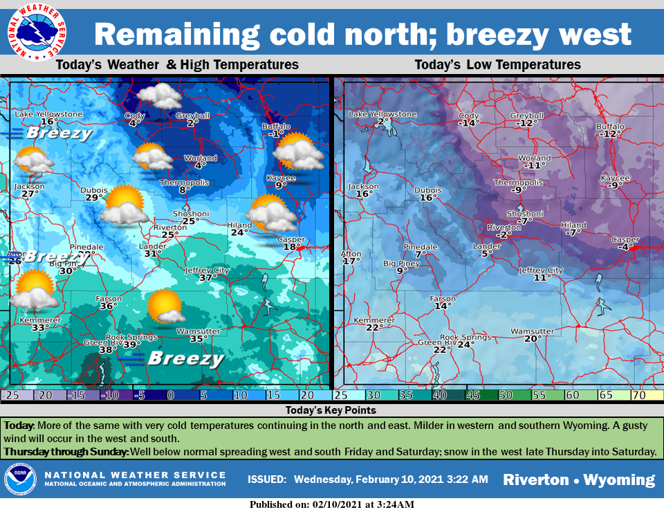 Mostly Sunny With a High Near 38