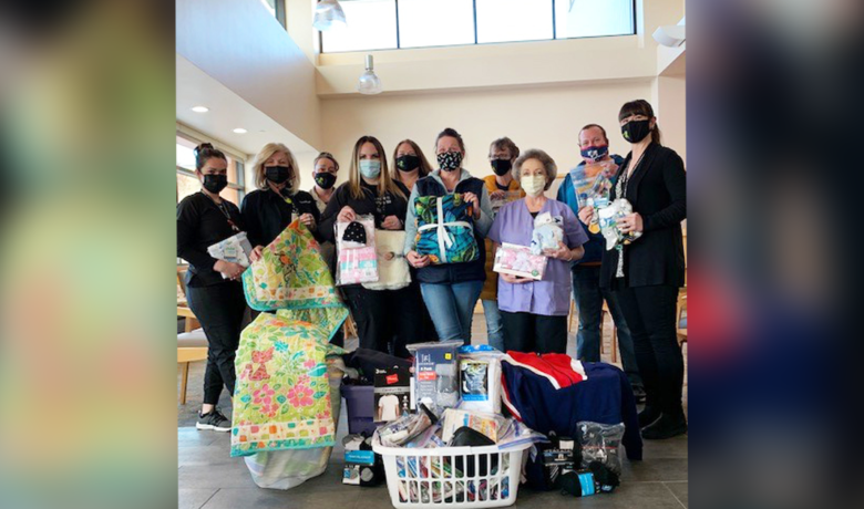 LDS Church Group Makes Donation to Hospital’s Caring Closet