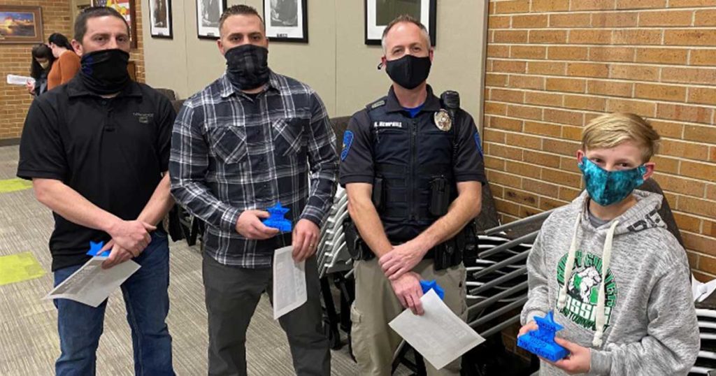 GRPD Officers Recognized by SCSD No. 2 for Keeping Schools Safe