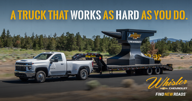 Match Your Vehicle to Your Work Ethic at Whisler Chevrolet Cadillac