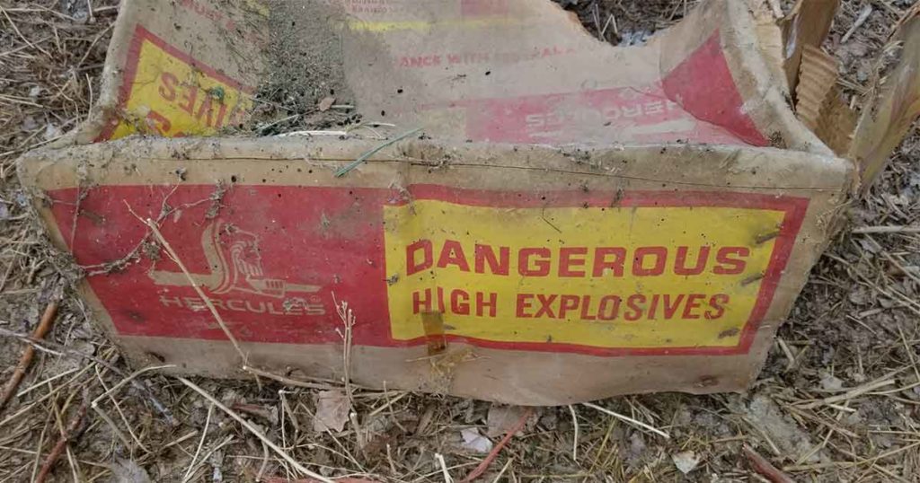Rancher Discovers Case of Old Dynamite near Fort Bridger