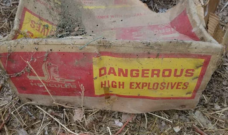 Rancher Discovers Case of Old Dynamite near Fort Bridger