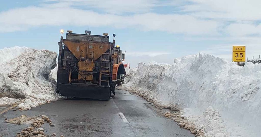 PHOTOS: WYDOT Crews are Working to Reopen I80 after Snowstorm