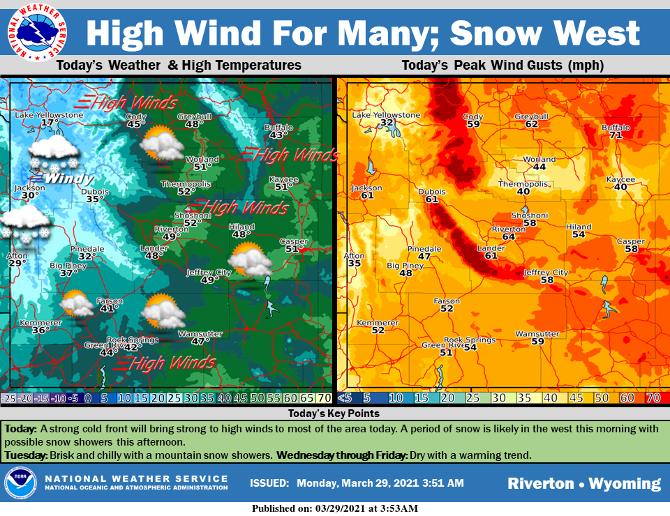 Increasing Clouds with a High Near 42