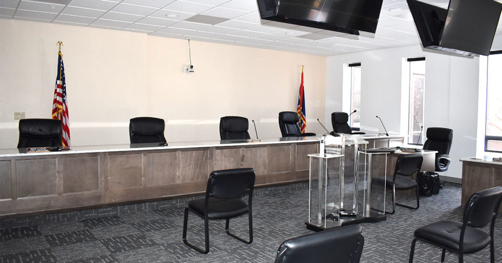 COVID-19 Funds Pay for Commissioner Meeting Room Remodel
