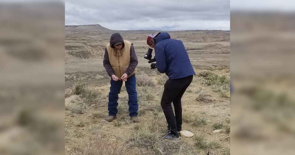 French Television Crew Shoots History Feature in Sweetwater County