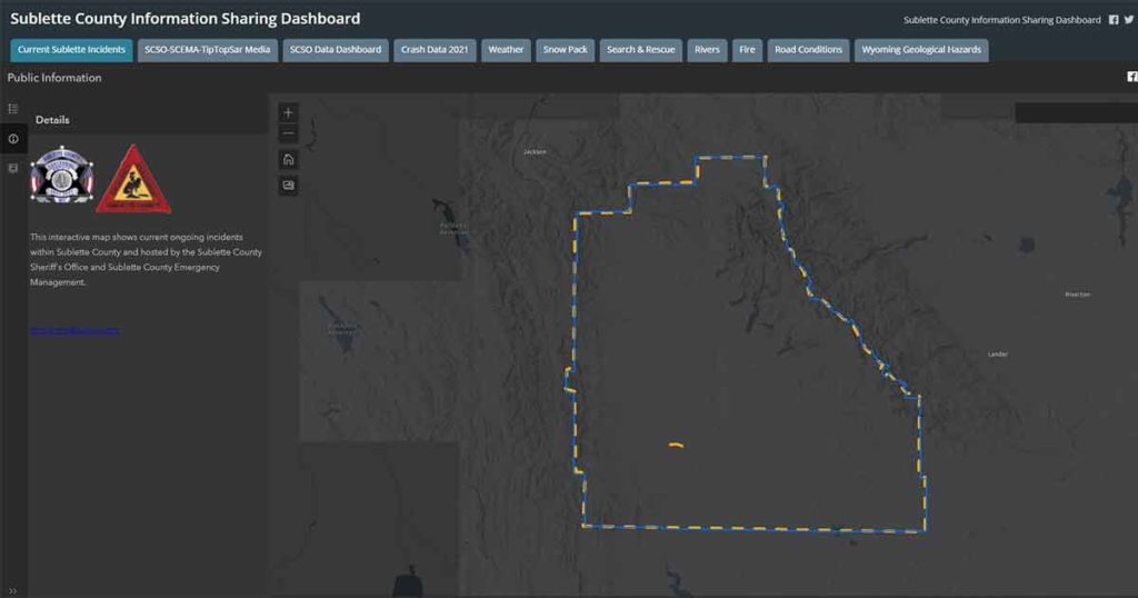 Sublette County Sheriff’s Office Launches Public Information Dashboard