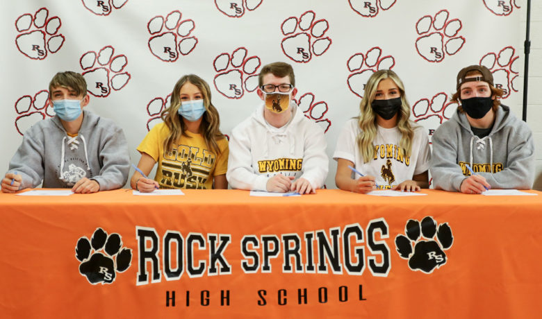 Five RSHS Seniors Sign With UW Spirit