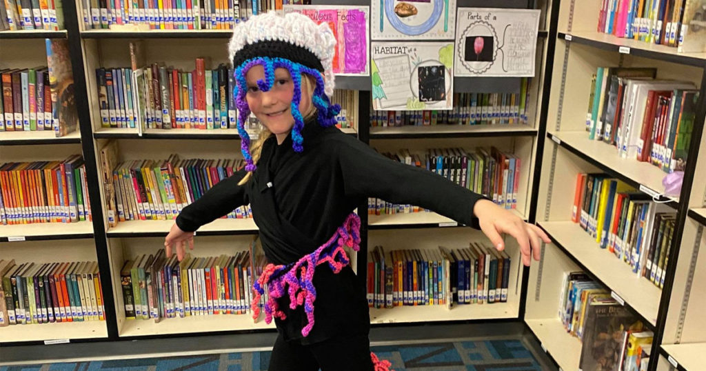 Harrison Elementary Students Put on Animal Wax Museum