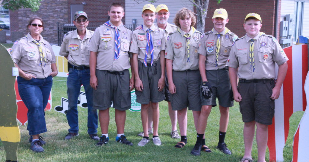 Boy Scout Troop Helping “Crush Corona” with Free Cow Set Up