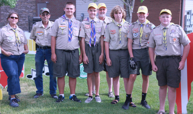 Boy Scout Troop Helping “Crush Corona” with Free Cow Set Up