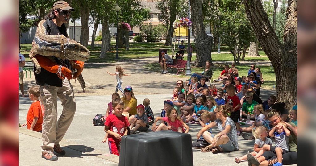 PHOTOS: Area Youth Enjoy Dino Encounters in Bunning Park Tuesday