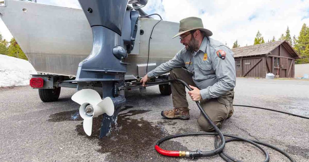 Yellowstone Boat Inspector Finds Quagga Mussels on Visitor’s Boat