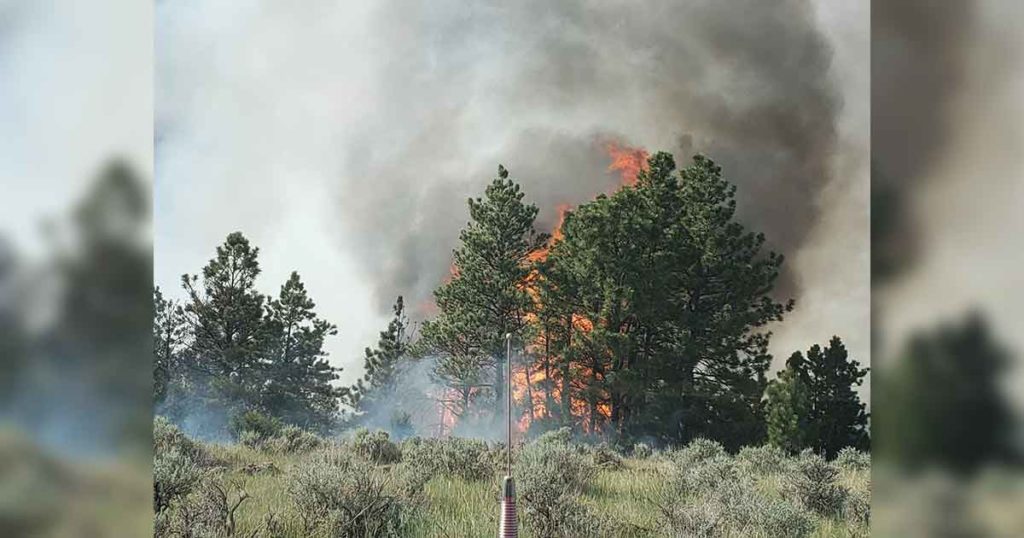 PHOTOS: Pre-Evacuation Orders Given as NE Wyoming ‘Skull Creek Fire’ Grows