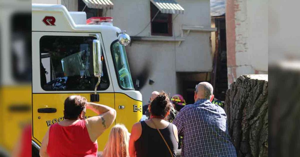PHOTOS: One Resident Suffered Smoke Inhalation from an Apartment Fire