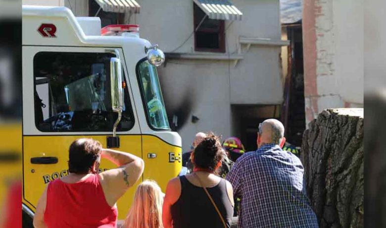 PHOTOS: One Resident Suffered Smoke Inhalation from an Apartment Fire