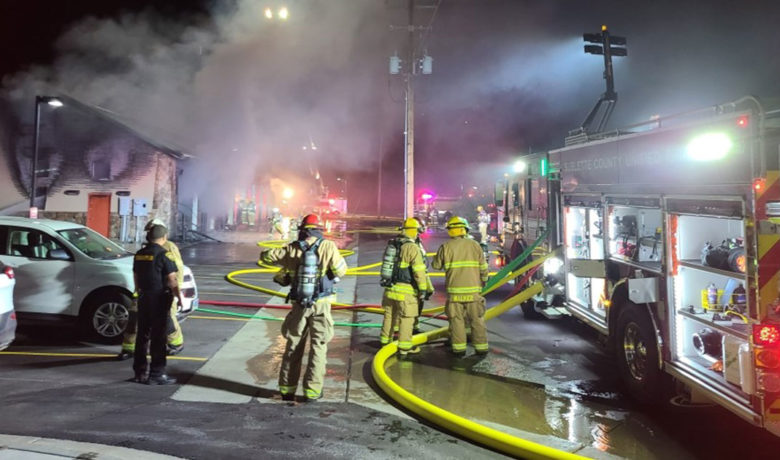 Sublette County Unified Fire Responds to Fire in Pinedale