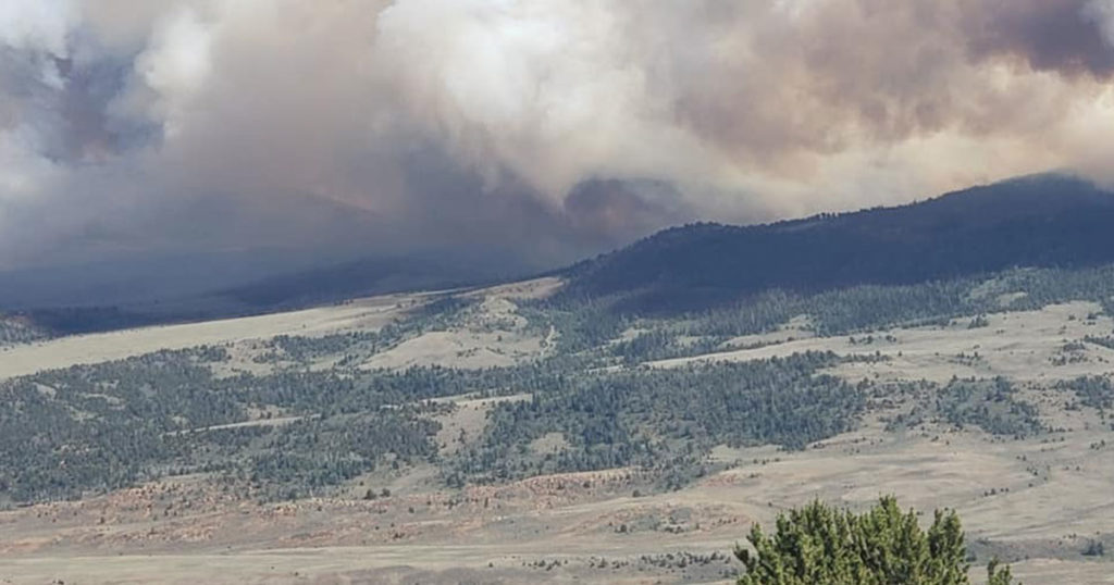 BLM Engages 700-Acre Moffat County Fire Bordering Wyoming