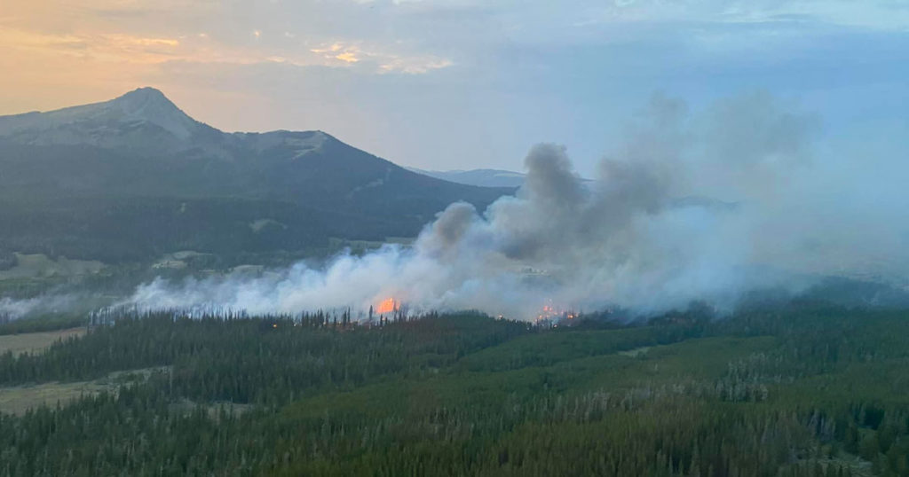 Crews Battling Soda Lake Fire Near South Cottonwood Creek Today