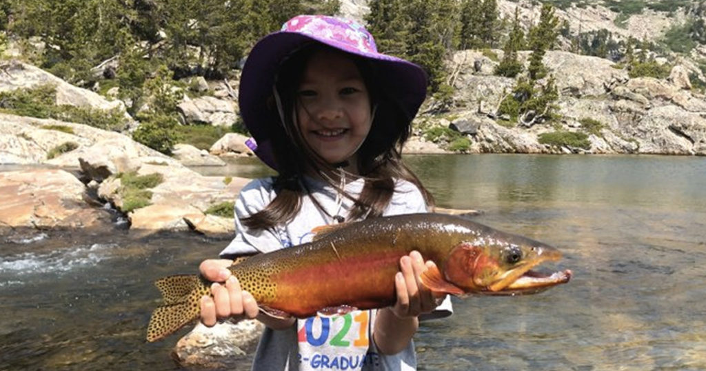 4-Year-Old Girl Could Break ‘Smallfry” World Record With Golden Trout Caught in Wyoming