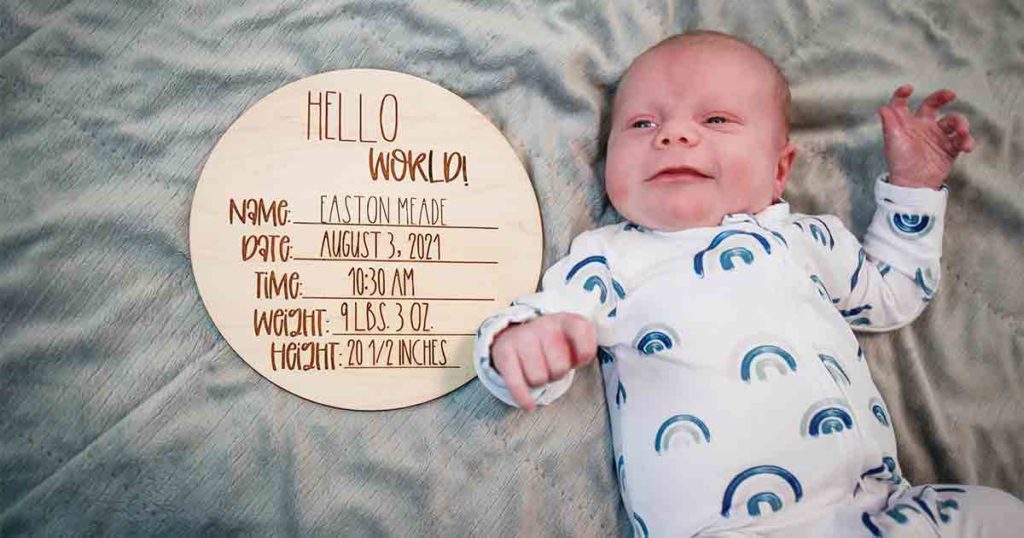 Birth Announcement: Easton Meade Taylor