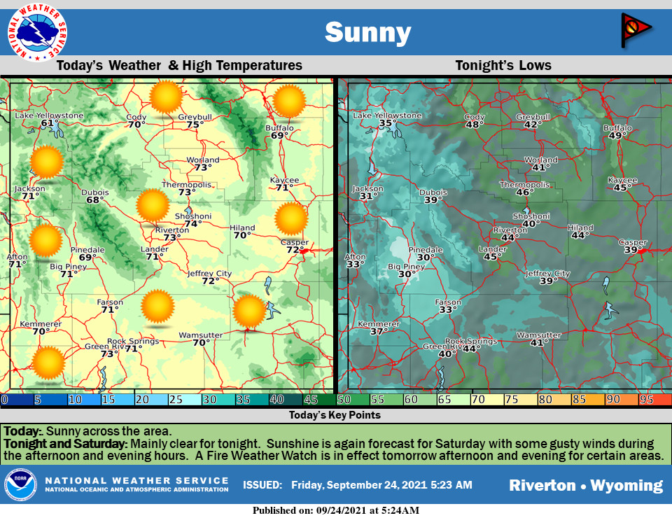 Mostly Cloudy with a High Near 73