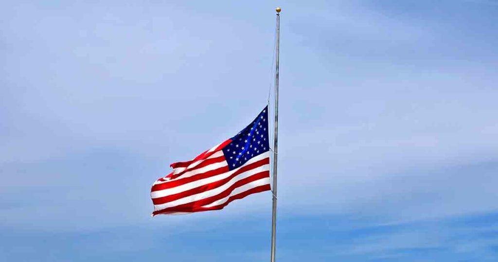 Biden Ordered Flags be Flown at Half-Staff