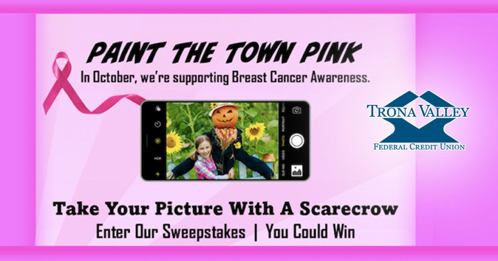 Win a $25 Gift Card in Trona Valley’s Paint the Town Pink Photo Contest!