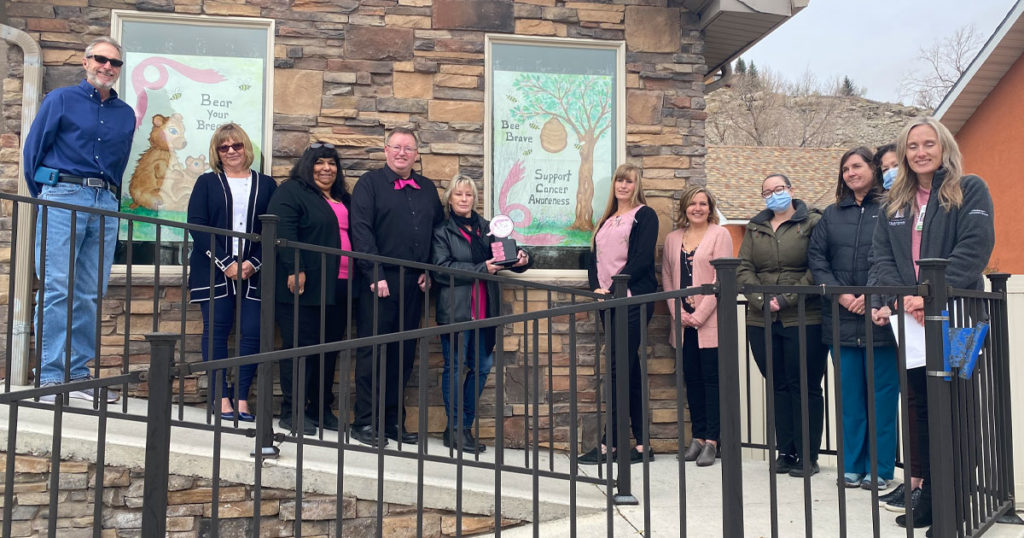 State Farm – Amber Kramer Wins Paint the Town Pink Rock Springs Contest