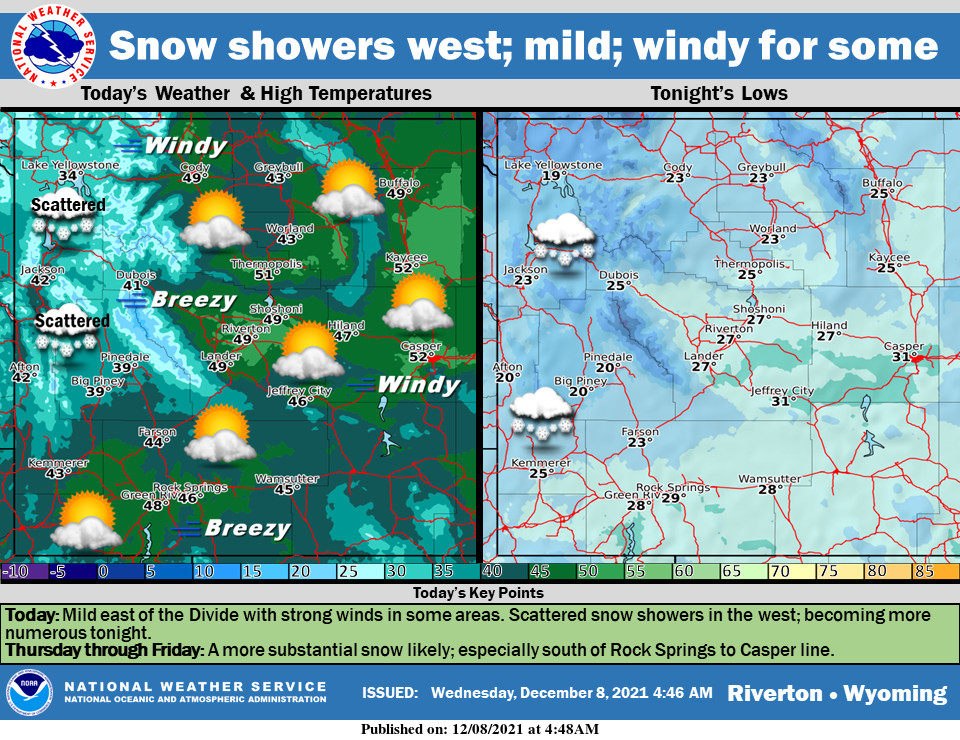 Increasing Clouds With a High Near 47