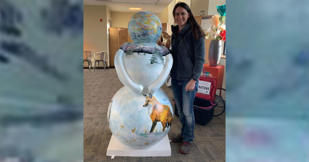 Snowman Stroll Ribbon Cutting Set for Saturday