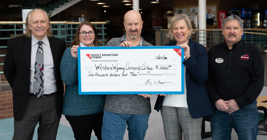 Rocky Mountain Power Donates to College Powerline Technology Program