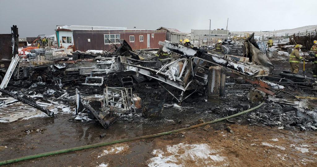 Fire Near Jamestown Causes Substantial Damage