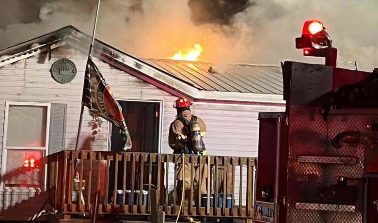 PHOTOS: Bridger Valley Fire Crews Respond to House Fire