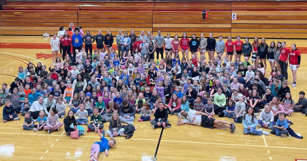 Students Get Active at Health Moves Minds