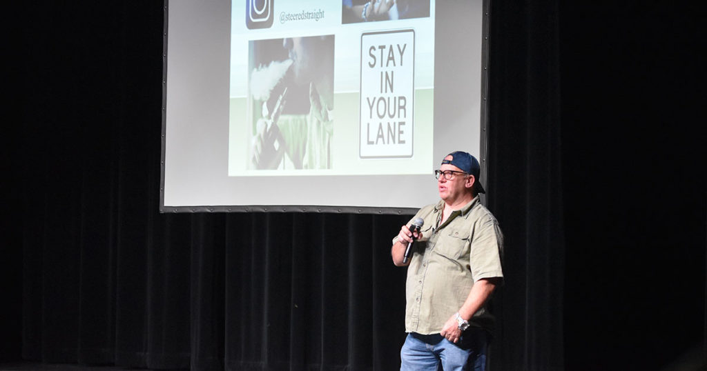 Prevention Speaker Talks to Sweetwater County Students