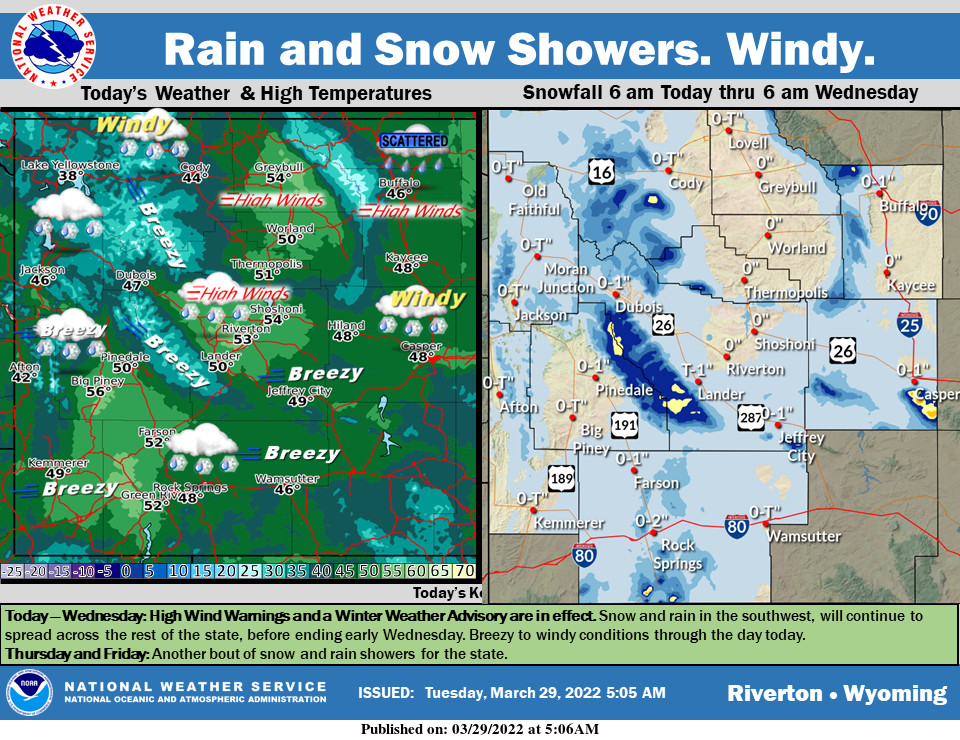 Showers and Thunderstorms with a High Near 48