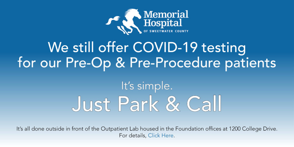 Pre-op COVID-19 Testing is Available for MHSC Patients