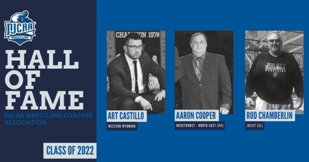 Castillo Selected to NJCAA Wrestling Coaches Association Hall of Fame